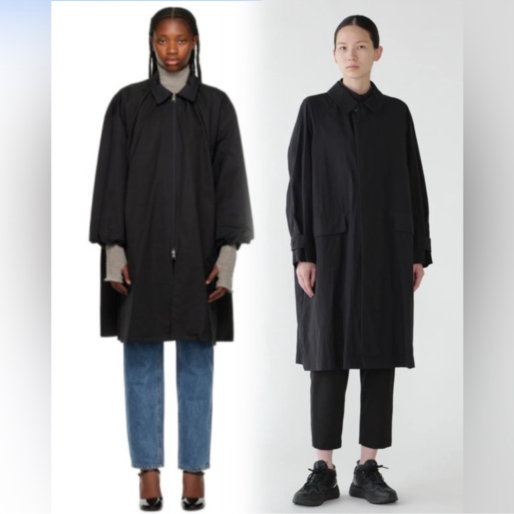 Weatherproof Black Trench Coat